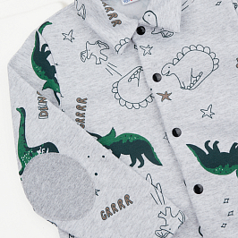 Рубашка футер 2х нитка начёс  0497310404