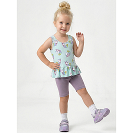 Комплект топ кулирка , велосипедки кулирка с лайкрой 7072100301