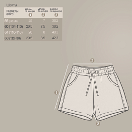 Шорты футер 2х нитка петля  1878320101