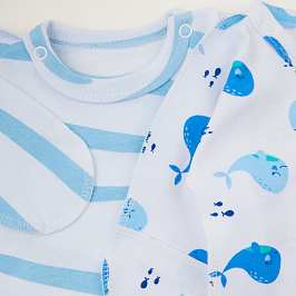 Комплект распашонок интерлок  2 шт 1090202502