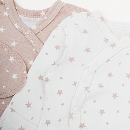 Комплект распашонок  2 шт интерлок 1204202501