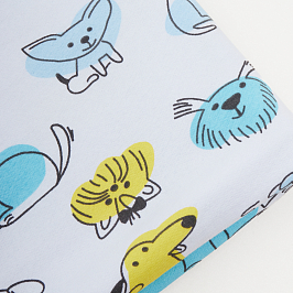 Пелёнка футер 2х нитка начес 100*90см 1454310311