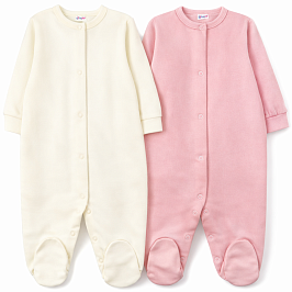 Комплект комбинезонов 2 шт футер 1235300101