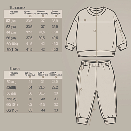 Костюм футер 2х нитка начёс 8807310105