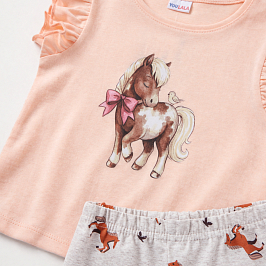 Комплект футболка кулирка, велосипедки кулирка лайкра 7139100102