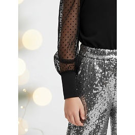 Блузка нарядная кулирка с лайкрой 2020100102