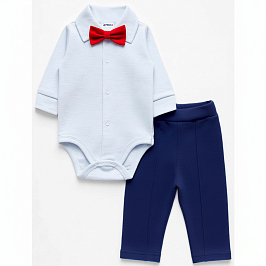 Комплект боди кулирка, штаны интерлок 6085900113