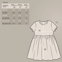 Платье кулирка  1338101703