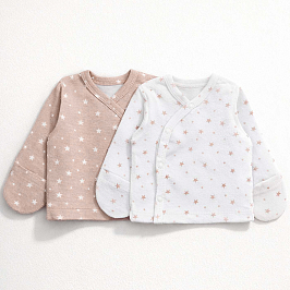 Комплект распашонок  2 шт интерлок 1204202501