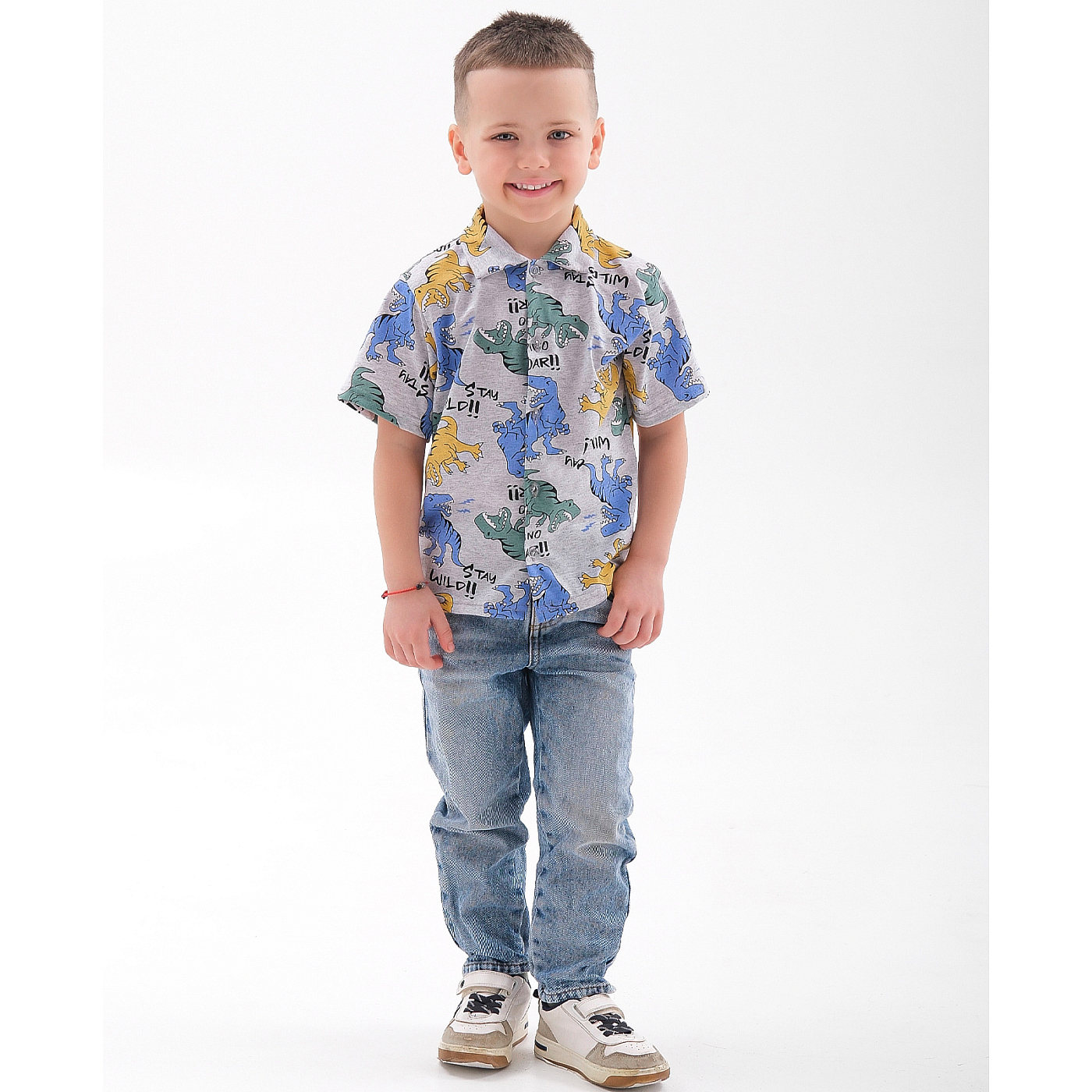 Рубашка на пуговицах кулирка 1928100104 Рубашка на пуговицах кулирка 1928100104